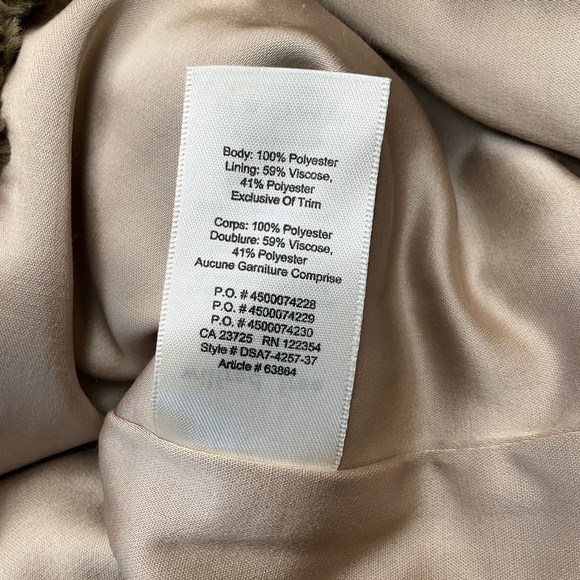 Aritzia Wilfred Free Grete Plush Jacket Small‎ Tan Color Teddy - Picture 9 of 11